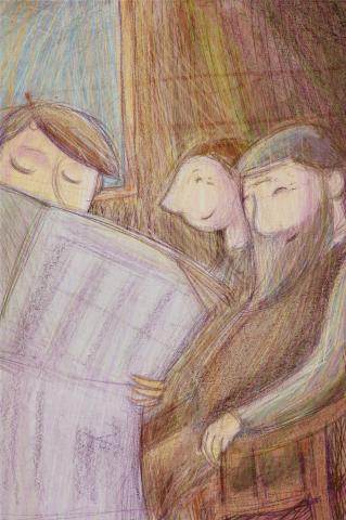 ilustracion La busca: Amar la lectura