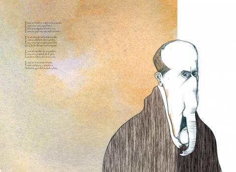 ilustracion Poesía de Francisco de Quevedo: A un hombre de gran nariz