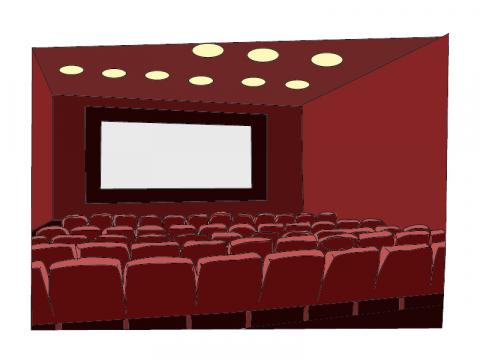 ilustracion Sala de cine