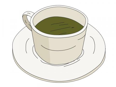 ilustracion Taza con café