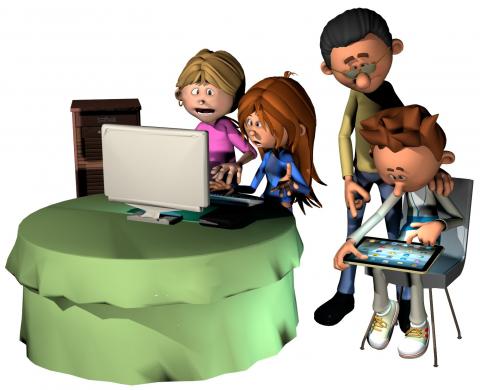 ilustracion Familia y estudios