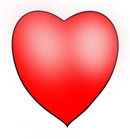 ilustracion Corazón rojo