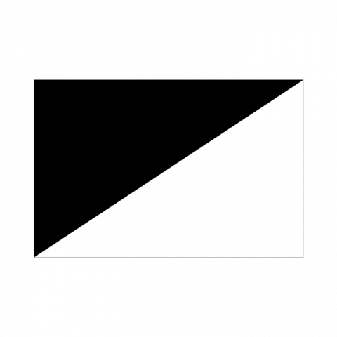 ilustracion Bandera negra y blanca: Acción antideportiva