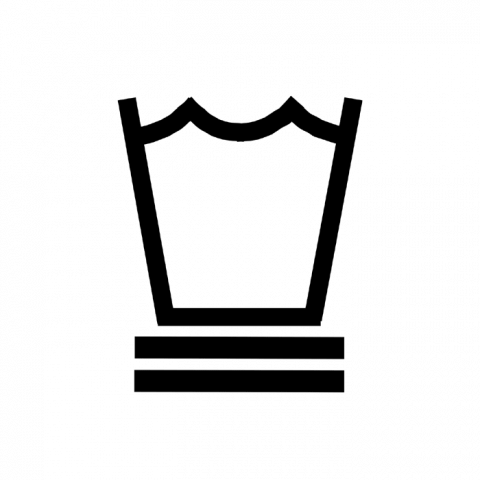 ilustracion Lavado a máquina, programa para prendas delicadas