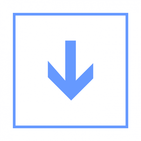 ilustracion Flecha Dirección: Abajo