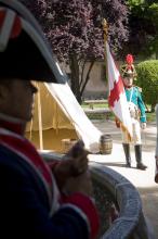 image Recreación de la Guerra de la Independencia en Segovia: Campamento de tropas españolas
