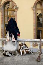 image Recreación de la Guerra de la Independencia en Segovia: Equipamiento de un soldado de las tropas napoleónicas