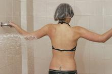 image Chorros a presión: posición espalda extremidad superior izquierda