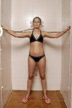 image Ducha circular: colocación de modelo