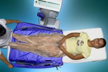 image Presoterapia: colocación de tubos en alforjas