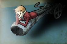 ilustracion El guardián entre el centeno: Se queda fuera del partido