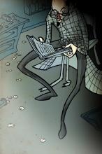 ilustracion El guardián entre el centeno: Despedida de Spenger