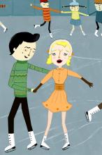 ilustracion Los cachorros: Cuéllar se enamora de Teresita Arriate