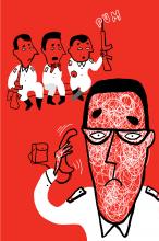 ilustracion Escuadra hacia la muerte: Aviso de guerra