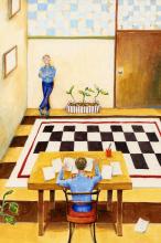 ilustracion Diez negritos: La policía se plantea cuál ha sido el móvil de estos asesinatos