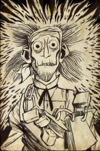 ilustracion Canción de Navidad: Aparición de marley, su difunto socio