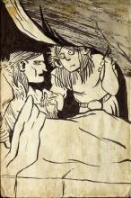 ilustracion Canción de Navidad: Aparición del fantasma de las navidades pasadas