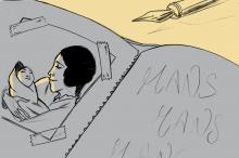 ilustracion El diario de Ana Frank: Desprecio a mamá