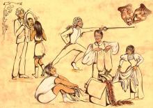 ilustracion Dramatización teatral: la caracterización externa