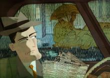 ilustracion El sueño eterno: Marlowe espía la librería Geiger