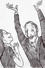 ilustracion La muerte de Iván Ilich: Habla sobre su ascenso