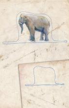 ilustracion El principito: Boas abiertas o cerradas