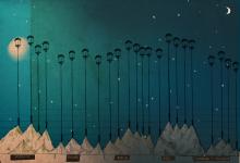 ilustracion El principito: Faroleros como un ballet de ópera