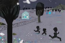 ilustracion Las aventuras de Huckleberry Finn: La fuga de Jim