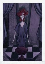 ilustracion La historia interminable: Bastián conoce a Xayide