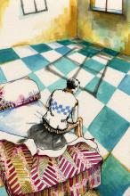 ilustracion El extraño caso del doctor Jekyll y el señor Hyde: Al día siguiente de haber tomado la pócima en casa de Lanyon