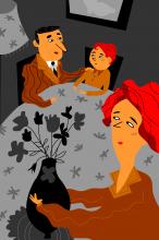 ilustracion La plaza del Diamante: Antoni ejerce de padre