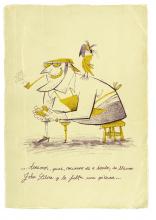 ilustracion La isla del tesoro: La carta de Trelawney