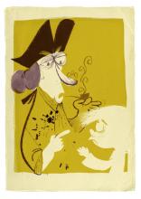 ilustracion La isla del tesoro: El doctor está enfadado con Jim