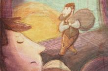 ilustracion La busca: Custodio pregunta a Manuel