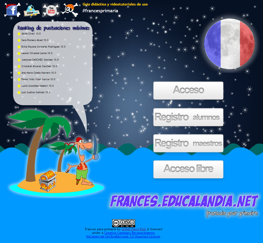 frances.educalandia.net français pour primaire