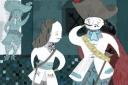 ilustracion Los tres mosqueteros: El tahalí de Porthos